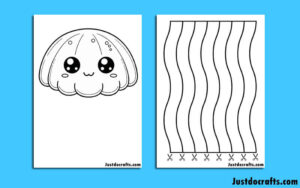 Paper Jellyfish Craft for Kids (Free PDF Printable Template) - Just Do ...