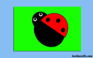 Easy Paper Ladybug Craft for Kids (Free PDF Printable Template) - Just ...