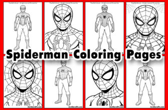 Spiderman Coloring Pages (Free PDF Printable)